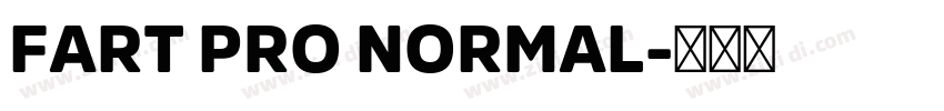 FART PRO NORMAL字体转换
